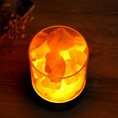 China China Natural Himalayan Salt Lamp Crystal Salt LED Night Light Air Purifier for sale