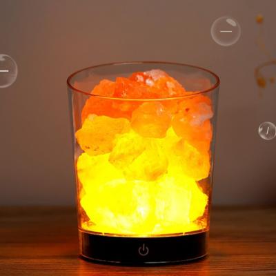 China Portable USB Charging Himalayan Best Gift Table Lamp China Crystal Salt Light For Girlfriend Salt Lamp for sale