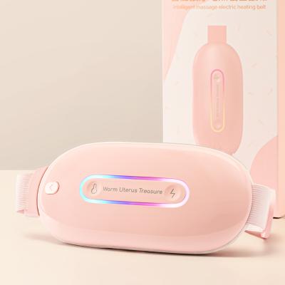 China Vibrating Hot Belt Massager Acupoints Massager Electric Car Uterus Uterus Holding Belt With LED Screen for sale