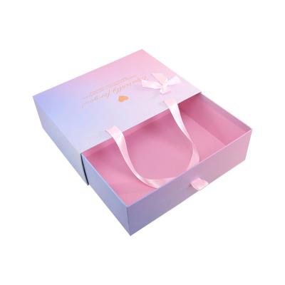 China Recycled Materials Paper Eco Friendly Clear Magnetic Gift Cardboard Cosmetic Packaging Box Foldable for sale