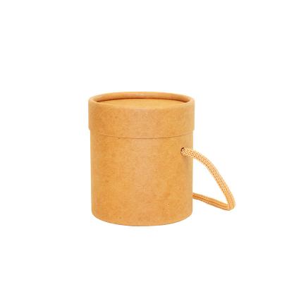 China Recyclable Eco Friendly Custom Round Large Kraft Paper Tube Packaging Cylinder Biodegradable Paper Tube for sale