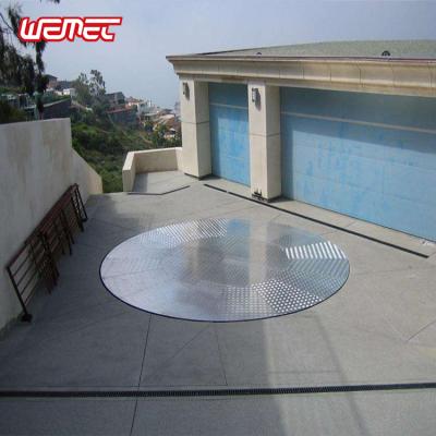 China Carton /Stainless Steel Carton /Aluminum Auto Car Steel Parking Platform 4-8ton Plate 360 ​​Turntable Auto Car Parking Home Use for sale