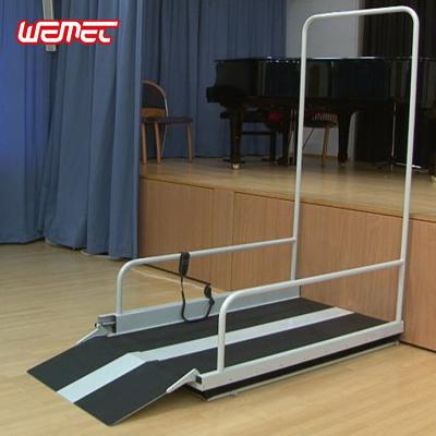 China Hotels Wemet 200kg Home Lift Scissor Lift for Disabled 	Disabled Wheelchair Lift for sale