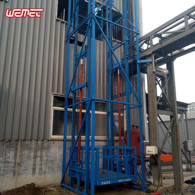 China Hotels Hydraulic Lift Platform Freight Elevator Wall Mounted Goods Elevator For Warehouse for sale