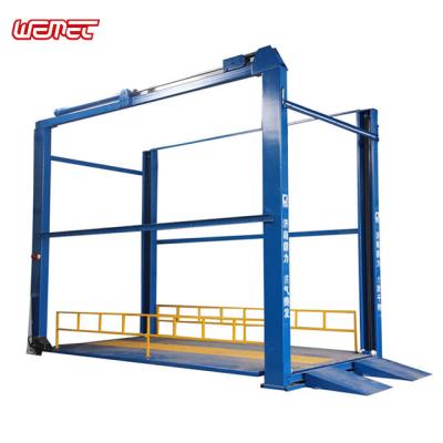 China Wemet 4 Post Home Use Vehicle Lift Four Post Hydraulic Car Lifter For Home Garage for sale