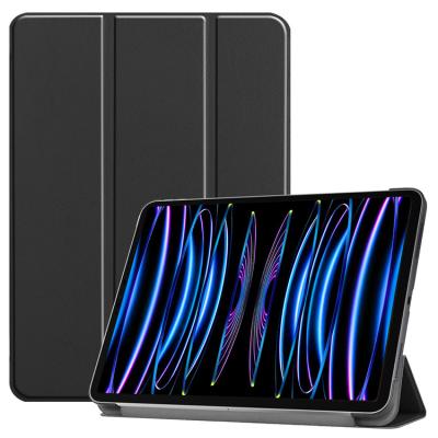 China iPad pro 11 2022 PU Leather Auto Wake Sleep Shockproof Soft Silicon Edge Tablet Case Cover for iPad pro 11 Pro11 2022 11 inch A2435 A2761 A276 for sale