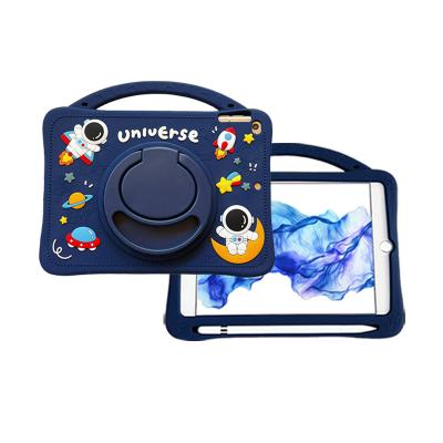 China Astronaut Huawei Tab Rotatable Stand Kids Cartoon Tablet Case with Pencil Holder for Huawei MatePad SE T10S 11 10.4 Honor M6 10.8 7 8 Pad 6 for sale