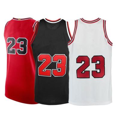 China 2021Top Sublimation Custom Name High Quality Breathable Plus Size Embroidery Basketball Tank Top for sale