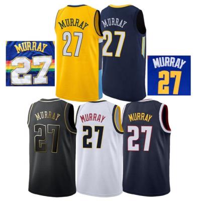 China 2021 Newest Design Custom Embroidery USA Jamal Murray Basketball Jerseys Antibacterial Wholesale for sale