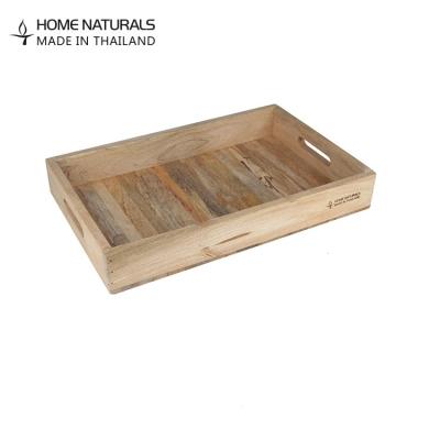 China Wholesale Mango Tray Party Platter Nesting Kitchen and Viable Plant Food Breakfast Diner with Handles Wooden Serving Tray for sale