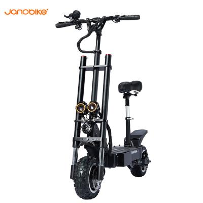 China Hot Sale 11 Inch Fastest Foldable Janobike Men E Scooter Electric Moped With CE Certification for sale