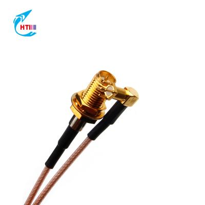 China 50Î © hot sales rf mcx jumper cable sma female to pcb pigtail RG316/U r/a cable for sale