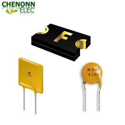 China PTR060V Circuit Protection IC 60V 3.75A Hold 7.5A Trip PPTC Radial Resistor 0.05 Ohms for sale