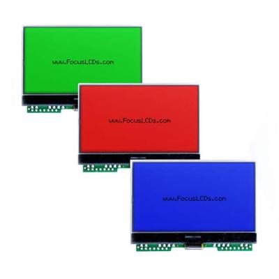 China Active Red Green Blue Optoelectronics Display FSTN Nematic Box Graphics LED Transflective Display Focus LCDs for sale