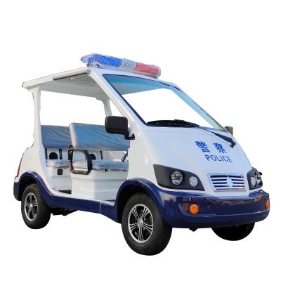 China 2020 HuaKai Brand Police Electric Golf Car 4 Or 5 Seater Mini Electric Patrol Car For City Street Patrol Use 3090*1450*2060mm for sale