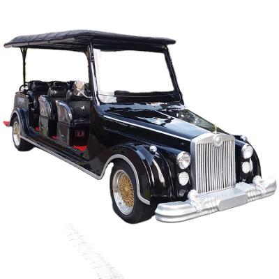 China Fiberglass LYK 12 Seats Electric Classic Car Sightseeing Bus For Sale HK-GDA12-LY12H for sale