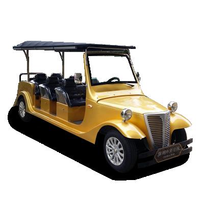 China 8 Seater Classic Vintage Electric Car Electric Shuttle HK-GDA8-LY8B for sale