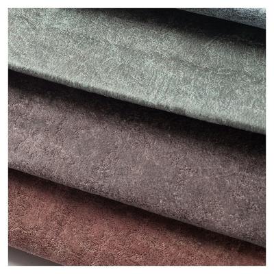 China Hot Selling 100% Polyester Classic Style Breathable Warp Knitted Faux Suede Leather Fabric Used For Sofa for sale