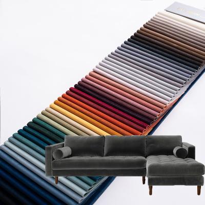 China China Product Breathable Multi-colors Design 100% Polyester Mosha Velvet Sofa Fabric Velvet Fabric For Sale for sale