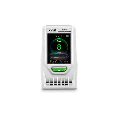 China DT-968 CEM Environmental Protection PM2.5 Air Quality Detector Indoor Real Time Tracking PM2.5/PM10 with Air Temperature and Humidity for sale