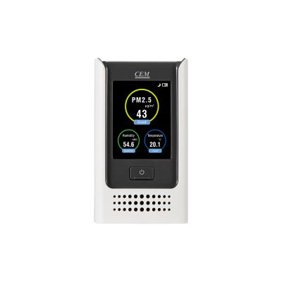 China Portable Environmental Protection CEM PM-122 PM2.5 Air Quality Detector Monitoring PM2.5/PM10 with Indoor Air Pollution Particle Counter for sale