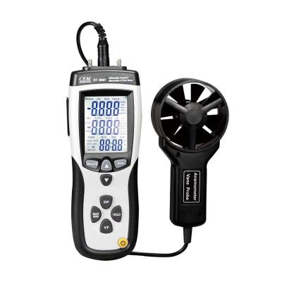 China CEM DT-8893 CMM/CFM 0~30m/s Wind Speed ​​and Flow or Direction Anemometer Air Velocity Plus Ambient Temperature 203mm x 75mm x 50mm for sale