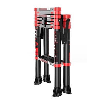 China Household Telescopic Aluminum Ladder Kingladder KT50-57 Ladders Telescopic Ladders for sale