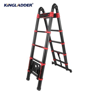 China Universal Aluminum Kingladder 3.2m Folding Ladders Telescopic Ladders for sale