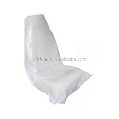 China 2020 Durable LDPE Disposable Clear Seat Cover For Car Detailing Accessories Interior Cars Insulation Film for sale