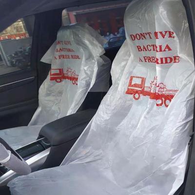 China To keep the car clean in the process of repair more perfect wholesale manufacturer disposable plastic car seat cover to keep the car clean for sale