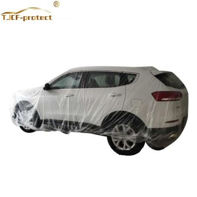 China Cheapest Dustproof Waterproof Manufacturer Disposable Plastic Car Cover for sale