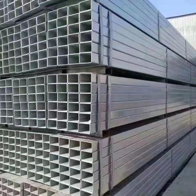 China API Pipe Welded Galvanised Tube Z120 Z275 Square Gi Steel Galvanized Pipe 40X80 Galvanized Rectangular Hollow Tube for sale