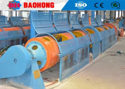 China Corda de fio de aço /Cable de encalhamento tubular que faz a máquina com freio pneumático à venda