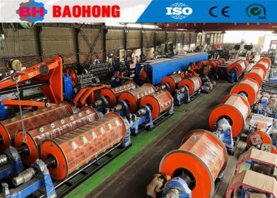 China ISO 630 PLC Frame Rigid Stranding Machine For Copper Wire for sale