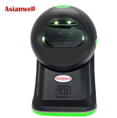 China Supermarket or Store or Library Factory Price CMOS Code Reader or Desktop Barcode Bi-Directional 2D QR Scanner POS Money Checker for sale