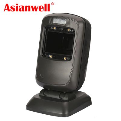 China Supermarket OEM Handfree Counter Omnidirectional Laser Barcode Scanner A4 for sale