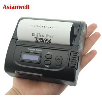 China AW-8002 80mm Mini Portable Wireless-BT4.0 3inch Android Thermal Printers Micro Black and White Mobile Printer for sale