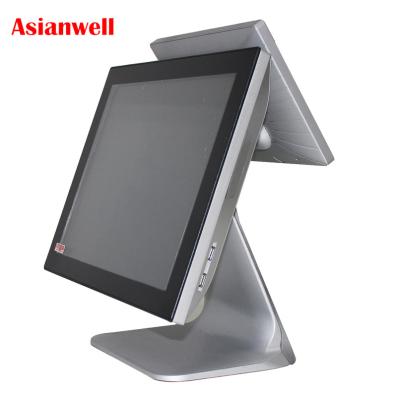 China 15inch Capacity Genuine Shell Double Touch Screen Aluminum Flat POS Machine Android POS System 15 Inch Capacity Touch Screen for sale