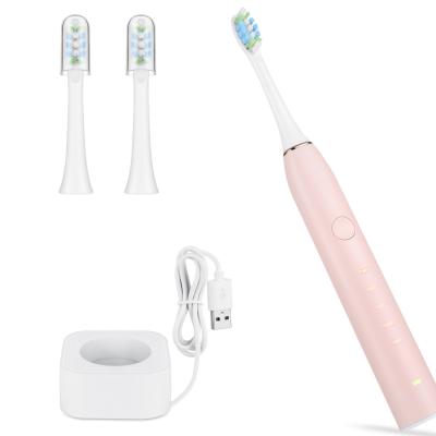 China ABS and Nylon 2022 Newest Design Automatic Toothbrush USB Charging Adult Electric Toothbrush for Traveling for sale