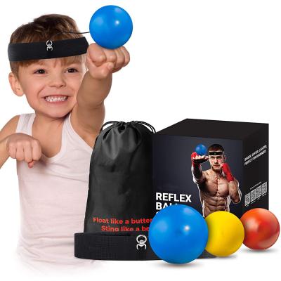 China Decompression Fight Training Fitness Boxing Magic Boxing Ball Head-Mounted Fitness Reaction Speed ​​Ball for sale