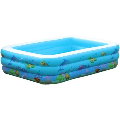 China High Quality Collapsible Inflatable Water Entertainment Pool Customized Family Size Rectangular Steel Frame Shower Container Swimming Pools for sale