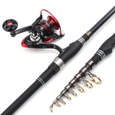 China LEFT HAND High Quality New Design Fishing Equipment Outdoor Fresh Saltwater Fishing Rod And Reel for sale