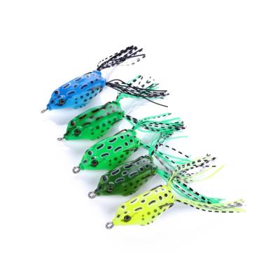 China High Quality Custom Wholesale Freshwater Lure Trolling Building Frog Fishing Bionic Lure YX-B003 for sale