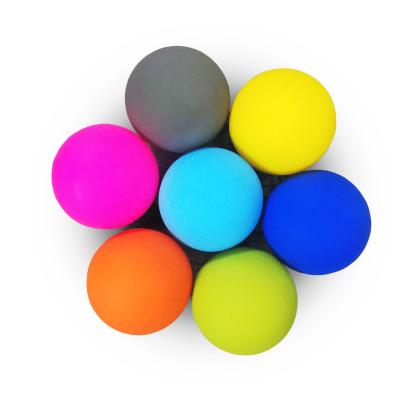 China Round Extra Thick Exercise Yoga Ball Balance Trainer Soft Ball Solid Silicone Yoga Ball for sale