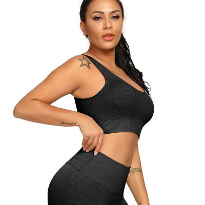 China Custom Logo Women's Gym Clothing Breathable Fitness Yoga Bra Sports Bra Yoga Top Sportswear Wholesale for sale