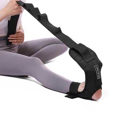 China Eco-friendly Fitness Yoga Leg Stretcher Ankle Foot Stretching Strap For Plantar Fasciitis Recovery Foot Stretcher for sale