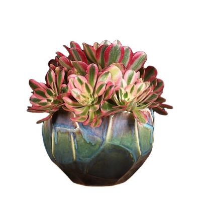 China Minimalist Cheap Crack Glazed Ceramic Table Top Porcelain Vase Art Decor Indoor Flower Pots And Planters for sale