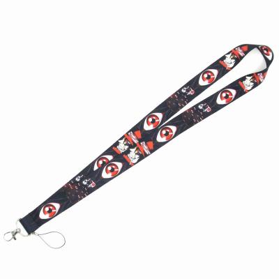 China Anime Popularity Neck Strap Manga Comics Character Sublimation Polyester Neck Strap Cartoon Anime Figures Personalized Cell Phone Lanyards for sale