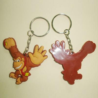 China Cartoon Custom Design Promotional Soft PVC Cartoon Keychain Pendant Charm Personalized Rubber Anime Key Chain For Souvenir Gifts for sale