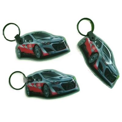 China Promotion Gift Wholesale Custom Design PVC Led Pendants Charms Led Key Chain Key Chain Flashlight Light Plastic Key Ring for sale